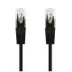 Cable de Red Latiguillo RJ45 Cat 6 UTP - 2 m · Negro