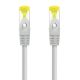 Cable de Red Latiguillo RJ45 LSZH Cat 6A SFTP - 0.5 m · Blanco