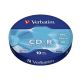 CD-R VERBATIM Datalife 43437 - 700MB · 52X · 10 unidades