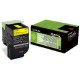 Toner original 70C2HY0 lexmark amarillo