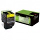 Toner original 80C20Y0 lexmark amarillo