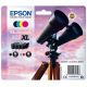 Epson - Cartucho de tinta 502 XL Inkjet Pack Negro/Color - C13T02W64010