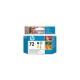 Cabezal HP 72 Negro Mate + Amarillo - C9384A